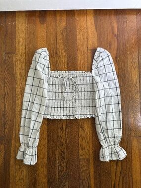 Long sleeve summer crop top